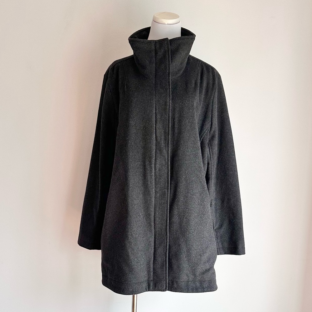 Pendleton Crest Campbell Cascade Wool Charcoal Gr… - image 3